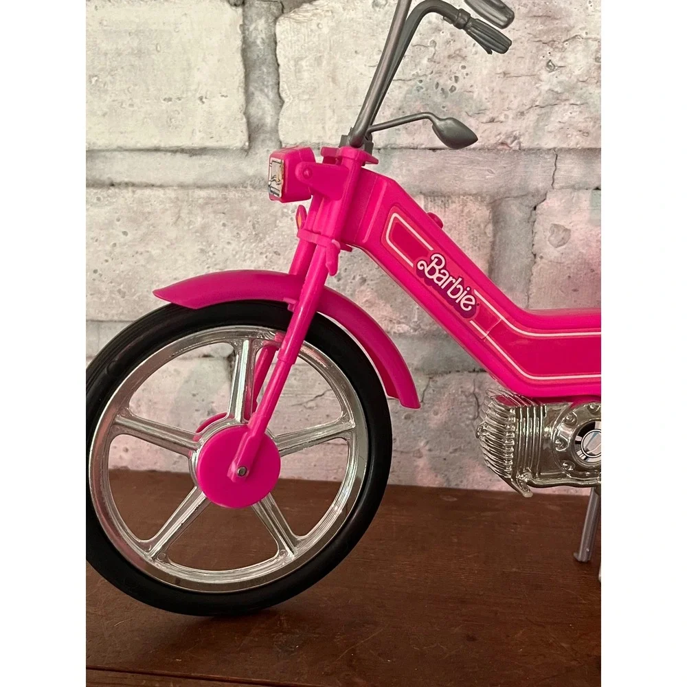 Vintage 1983 Mattel Barbie pink moped scooter